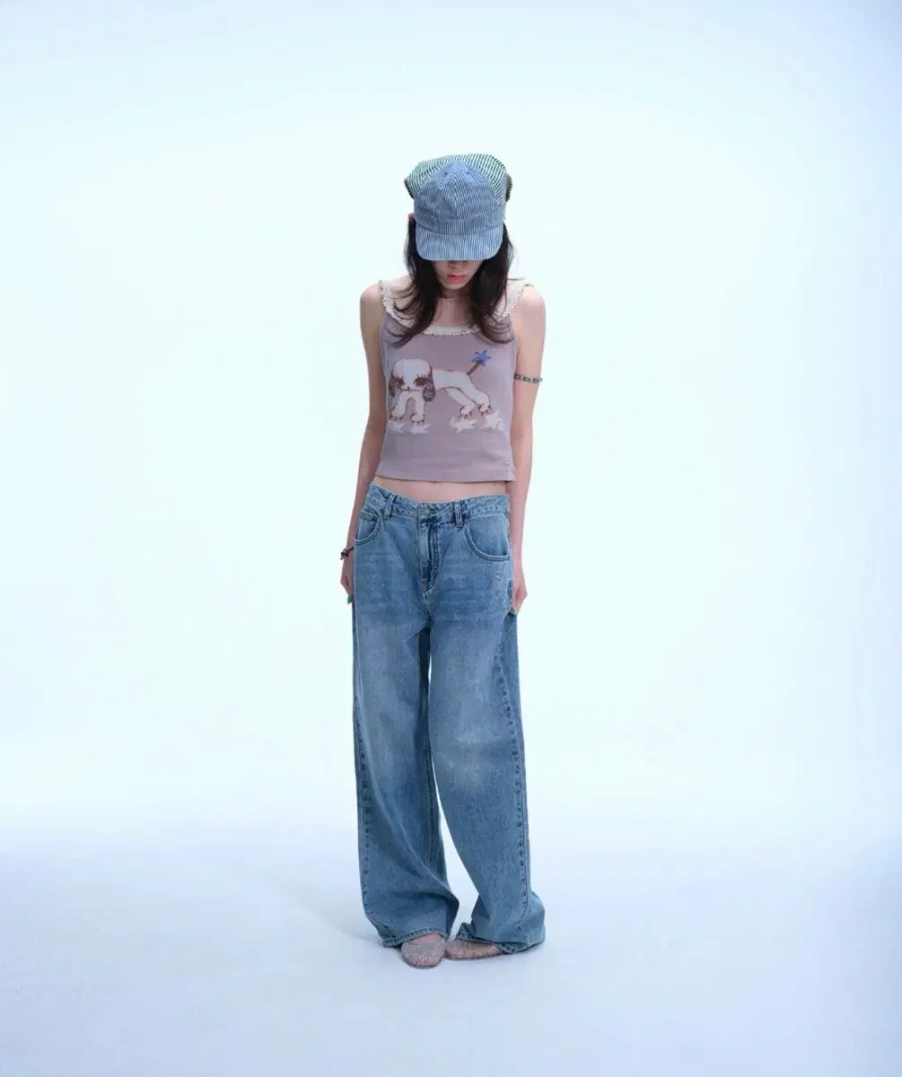 コイセイオ ライトブルー デニム ズボン STARDUST DENIM PANTS