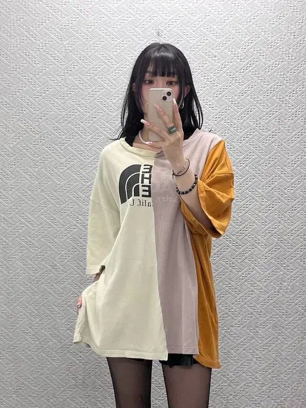 THE NORTH FACE パープルレーベル nanamica パンク パッチワーク 半袖T XL C12304