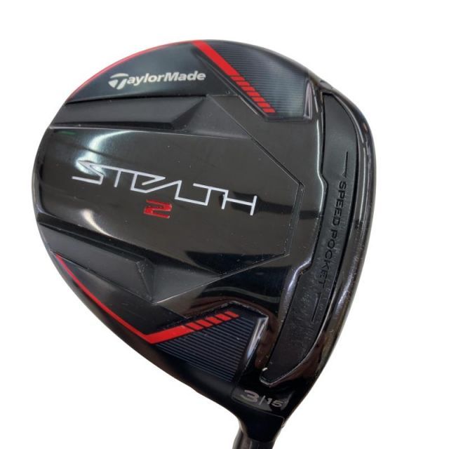 【中古】 テーラーメイド STEALTH2 3W フェアウェイウッド FW Diamana GT60 (フレックスS) メンズ 男性用 右利き 右用 Cランク ゴルフクラブ