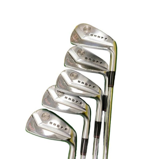 【中古】 ダイワ(グローブライド) ONOFF FORGED(2022) KURO 5S アイアンセット IR 純正特注シャフト (フレックスR) メンズ 男性用 右利き 右用 Cランク ゴルフクラブ