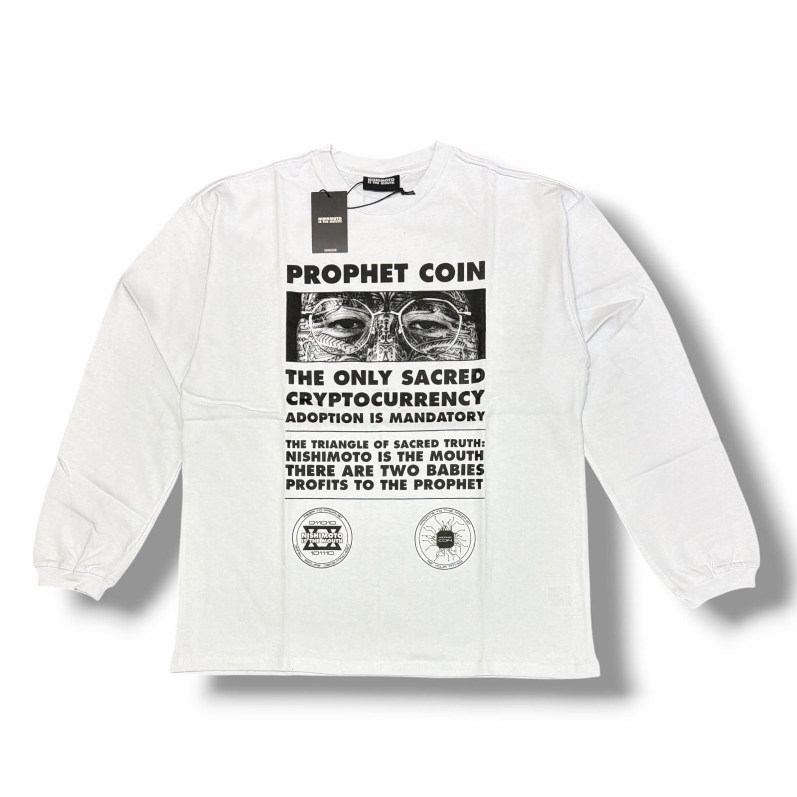 参考上代11000円 未使用 NISHIMOTO IS THE MOUTH PROPHET COIN L/S TEE 