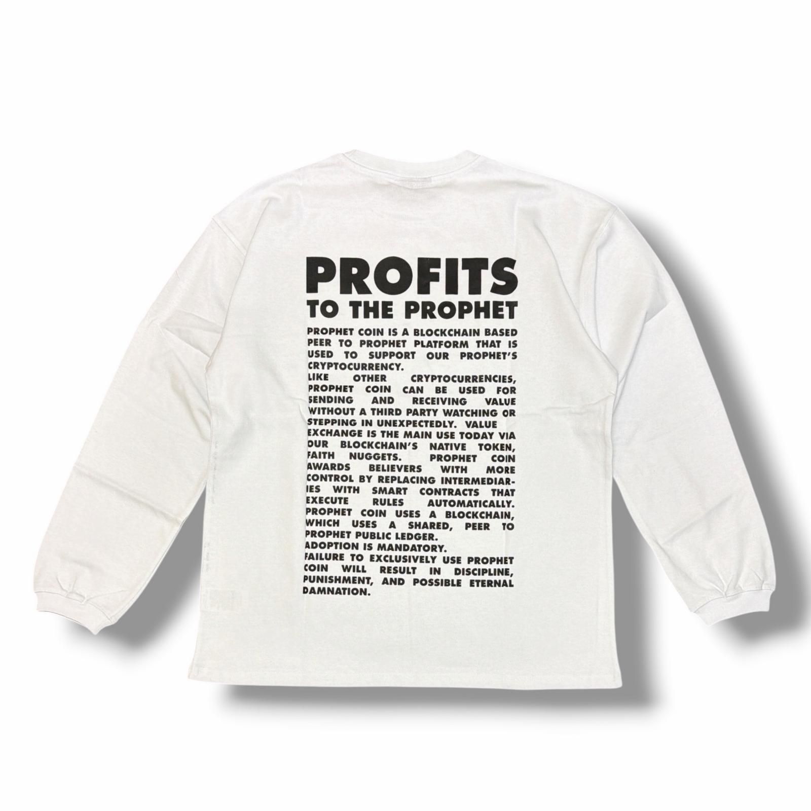 参考上代11000円 未使用 NISHIMOTO IS THE MOUTH PROPHET COIN L/S TEE 