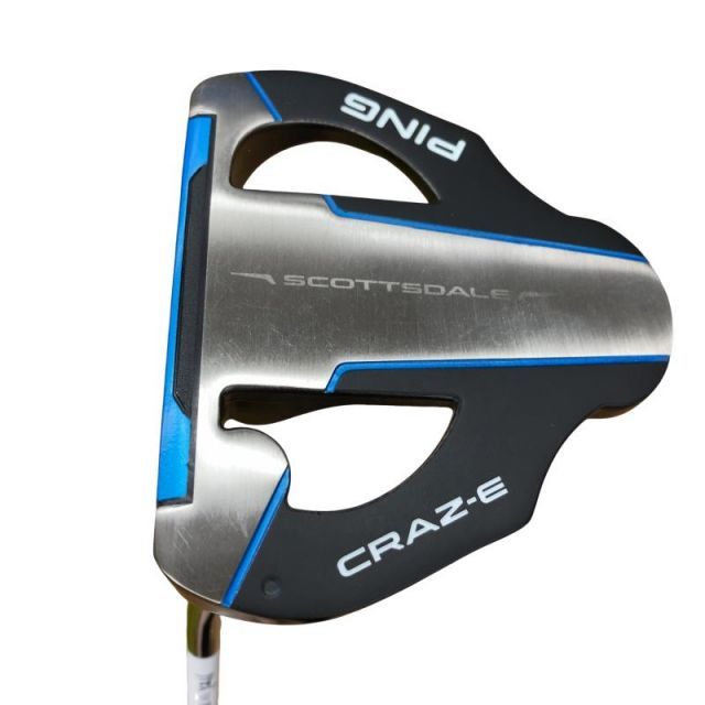 【中古】 ピン Scottsdale CRAZ-E(2025) 34インチ(PP58) レフティ パター PT スチール (フレックスその他) メンズ 男性用 左利き レフティ 左用 Cランク ゴルフクラブ