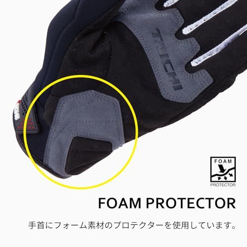 RSタイチ(RS TAICHI) バイク用 オールシーズン 防水 タッチパネル対応 プロテクター内蔵 DRYMASTER フィット エッジ レイングローブ RST450 BLACK Mts RSタイチ(RS TAICHI) バイク用 オールシーズン 防水 タッチパネル対応 プロテクター内蔵 DRYMASTER フィット エッジ レイングローブ RST450 BLACK Mts