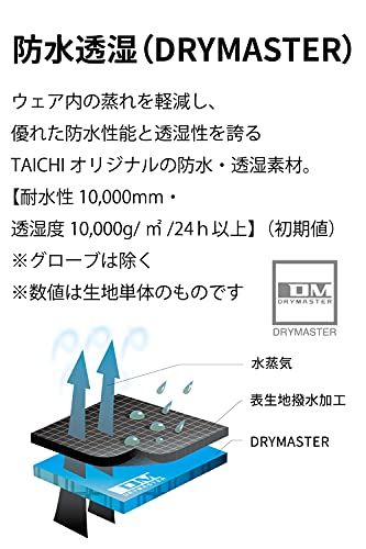 RSタイチ(RS TAICHI) バイク用 オールシーズン 防水 タッチパネル対応 プロテクター内蔵 DRYMASTER フィット レイングローブ RST449 BLACK/RED Lts RSタイチ(RS TAICHI) バイク用 オールシーズン 防水 タッチパネル対応 プロテクター内蔵 DRYMASTER フィット レイングローブ RST449 BLACK/RED Lts