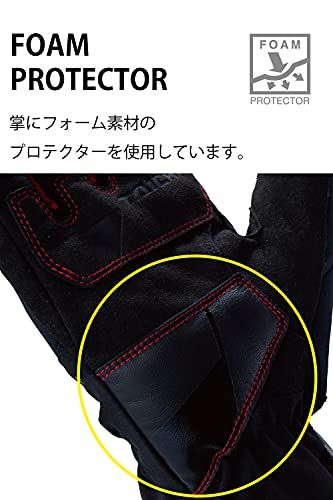 RSタイチ(RS TAICHI) バイク用 オールシーズン 防水 タッチパネル対応 プロテクター内蔵 DRYMASTER フィット レイングローブ RST449 BLACK/RED Lts RSタイチ(RS TAICHI) バイク用 オールシーズン 防水 タッチパネル対応 プロテクター内蔵 DRYMASTER フィット レイングローブ RST449 BLACK/RED Lts