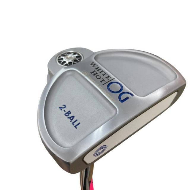 【中古】 オデッセイ WHITE HOT OG 2-BALL 32インチ レディース(ブルー) パター PT スチール (フレックスその他) レディース 女性用 右利き 右用 Cランク ゴルフクラブ