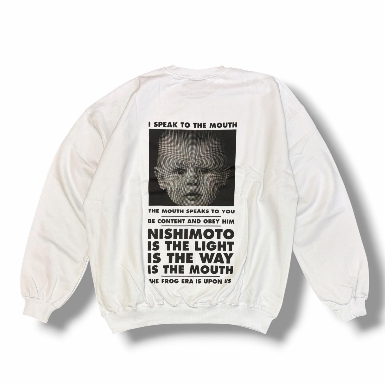 参考上代17600円 未使用 NISHIMOTO IS THE MOUTH CLASSIC SWEAT SHIRTS 