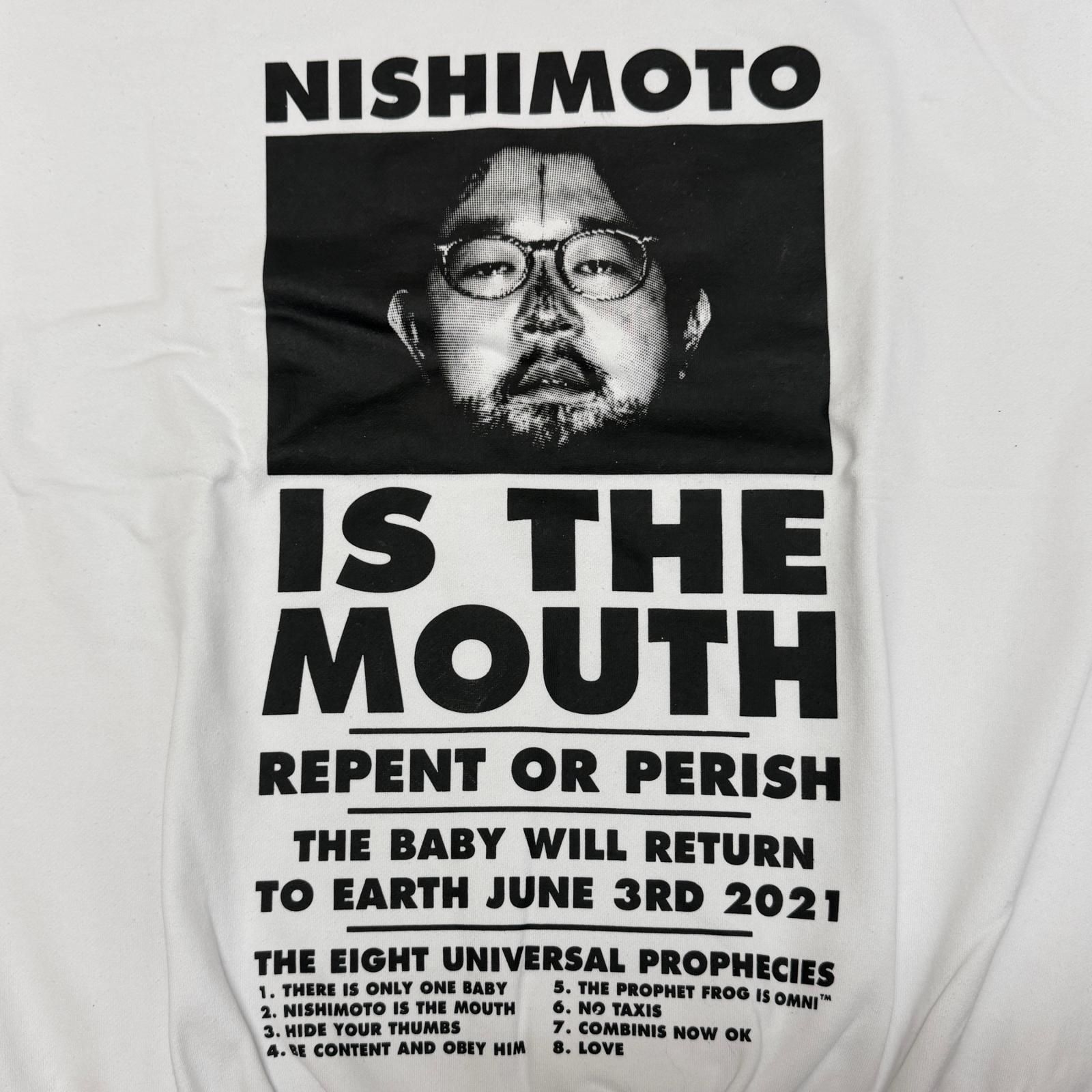 参考上代17600円 未使用 NISHIMOTO IS THE MOUTH CLASSIC SWEAT SHIRTS 