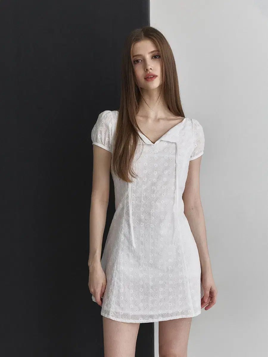 新商品 ノットユアローズ Ribbon flare dress ivory