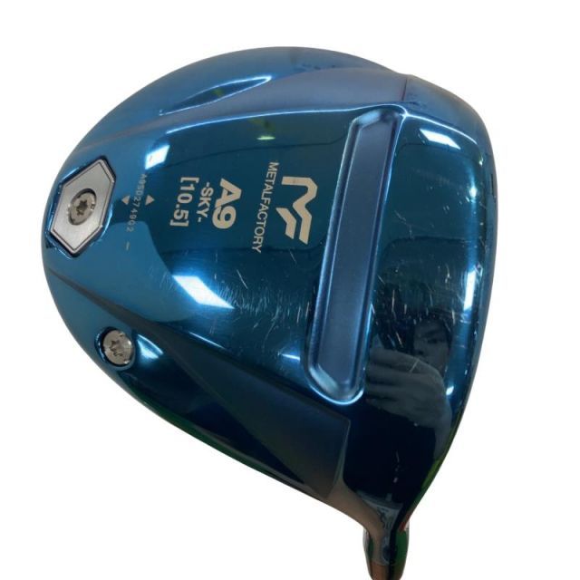 【中古】 朝日ゴルフ METAL FACTORY A9 SKY(ブルー) 10.5° ドライバー DR MURAKUMO-HAYATE (フレックスR) メンズ 男性用 右利き 右用 Cランク ゴルフクラブ