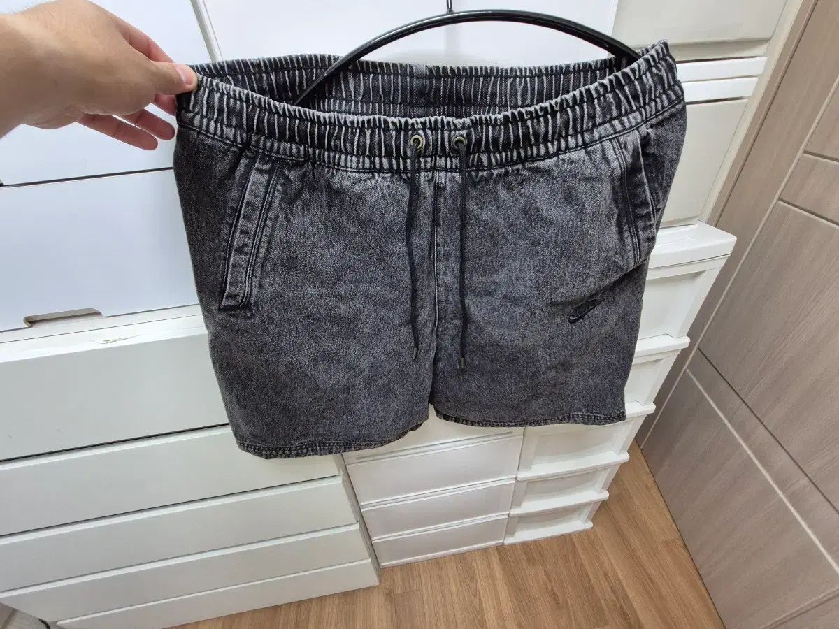 ナイキ NSW デニム ウォッシュド ショーツ ブラック 2XL (if2858-010)