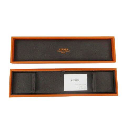 エルメス HERMES シェーヌダンクルブレスレットケース 空箱 オレンジ 23.5cm