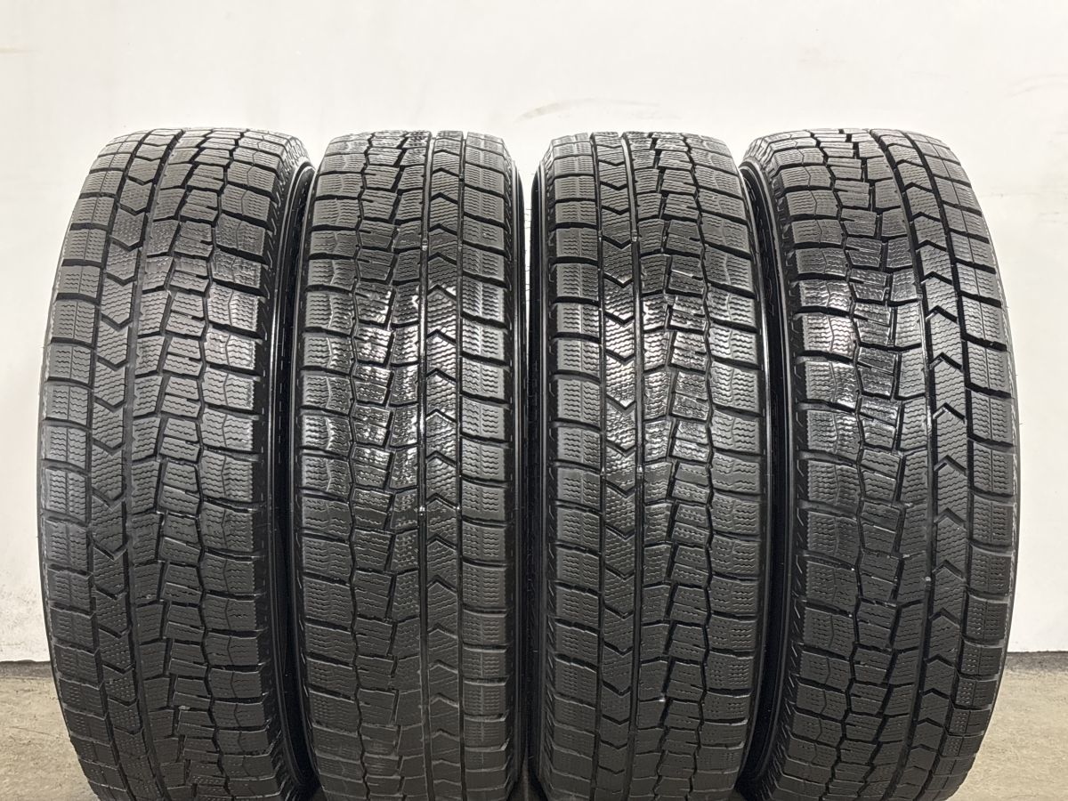 【DUNLOP WM01 175/65R15】スタッドレス【TOPY SCHWARZ MV スチールホイール 15インチ 5.5J4HPCD100/114.3】バリ溝　(TC259) クレジットカード QR決済可能 バリ溝】SCHWARZ MV 15in 5.5J +45 PCD100/114.3 ダンロップ