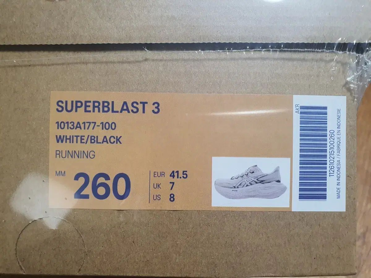 アシックス SUPERBLAST 3 ランニングシューズ 260mm 白/ブラック