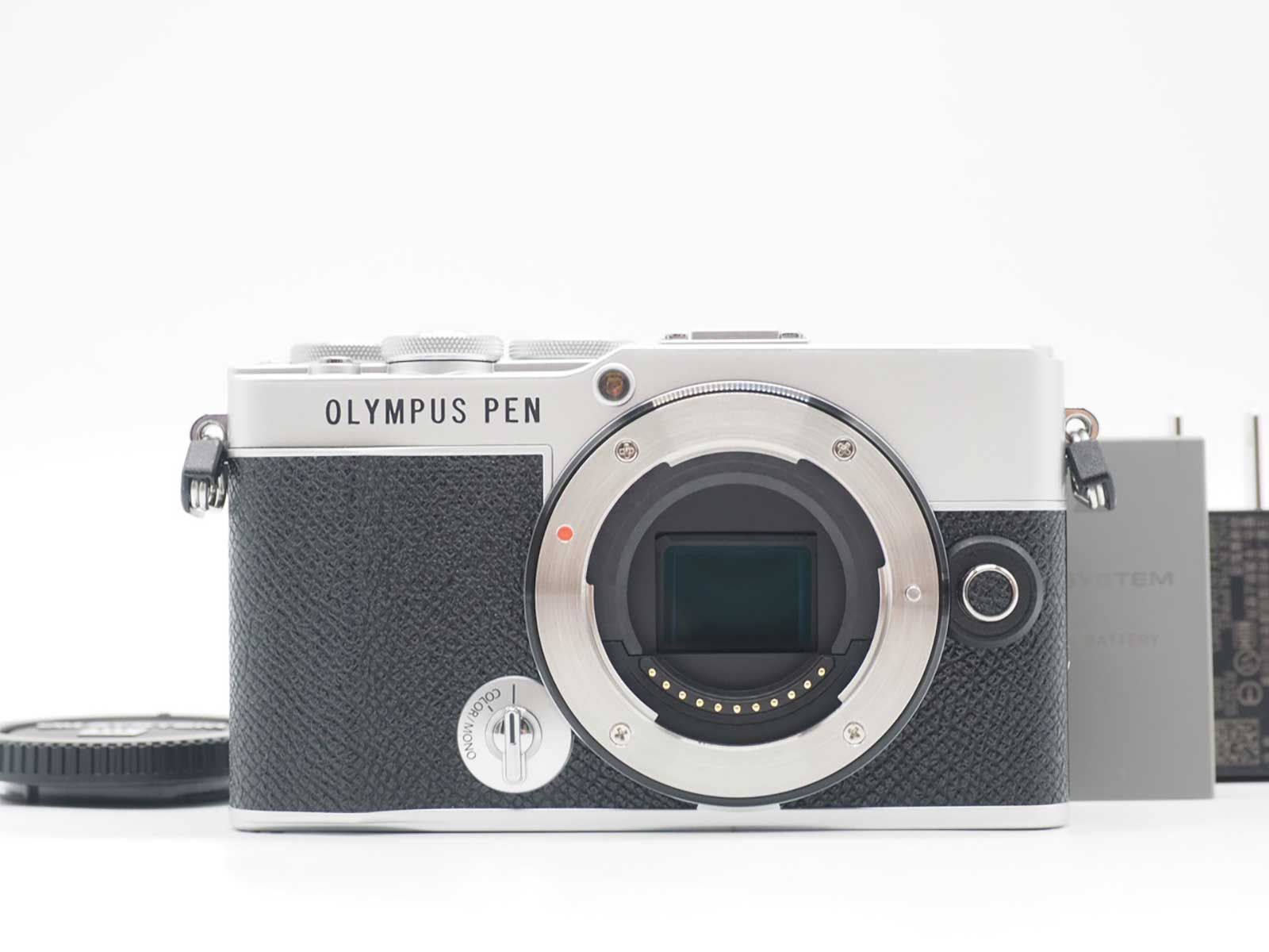 オリンパス Olympus Pen E-P7 20.3MP Digital Camera Silver 3216 shots [新品同様] #Z6335A