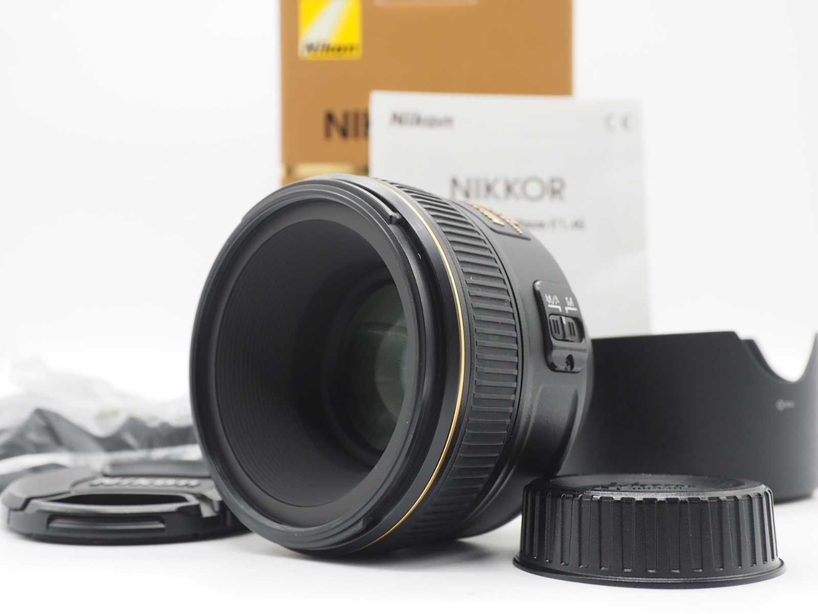 ニコン Nikon AF-S NIKKOR 58mm f/1.4 G Lens 元箱 [美品] #Z6348A