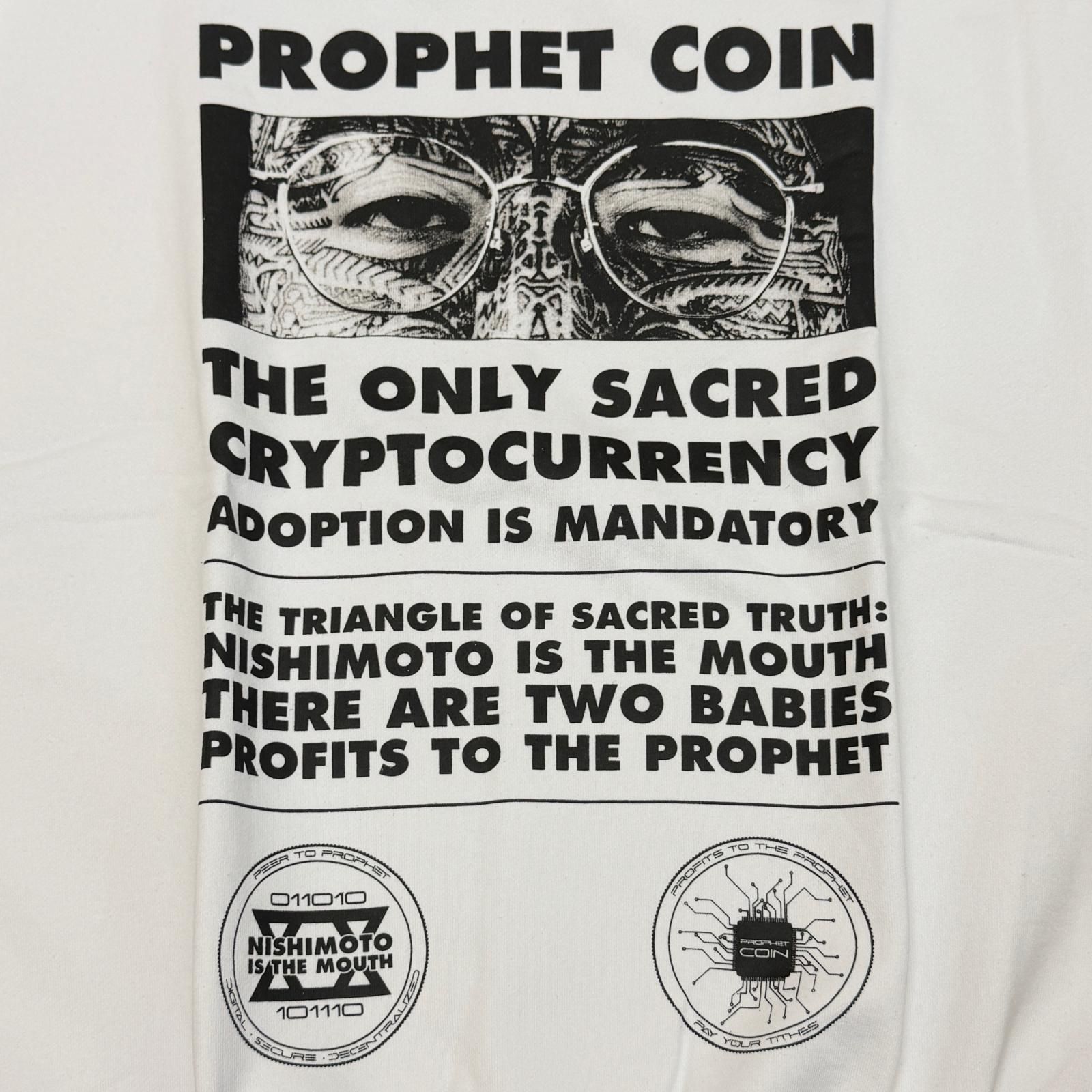 参考上代18700円 未使用 NISHIMOTO IS THE MOUTH PROPHET COIN SWEAT 