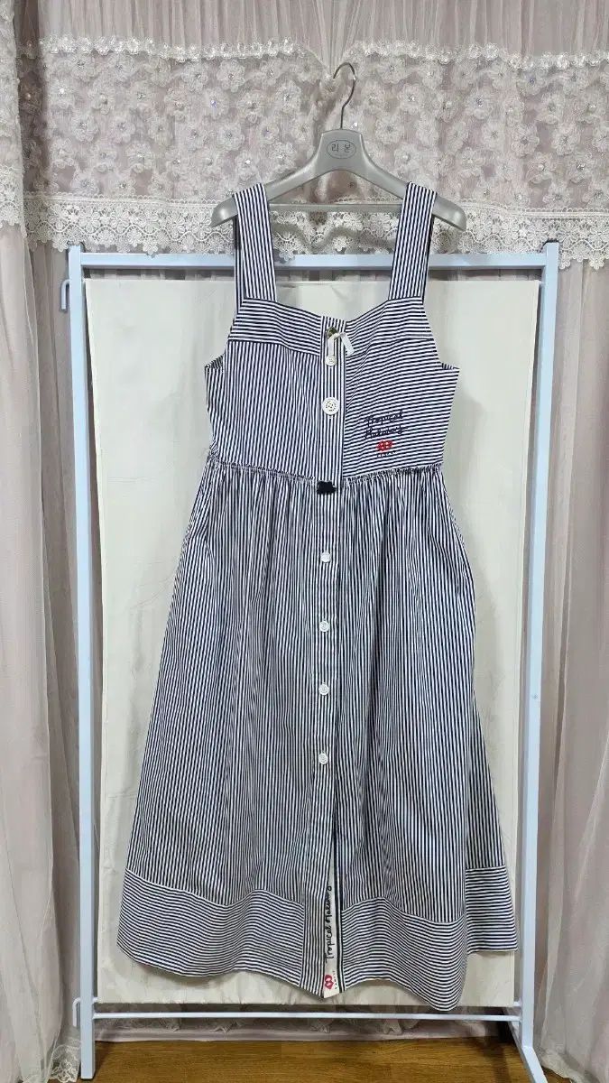 LUCKY CHOUETTE ラッキーシュエトゥ ノースリーブ ロング ワンピース (38)