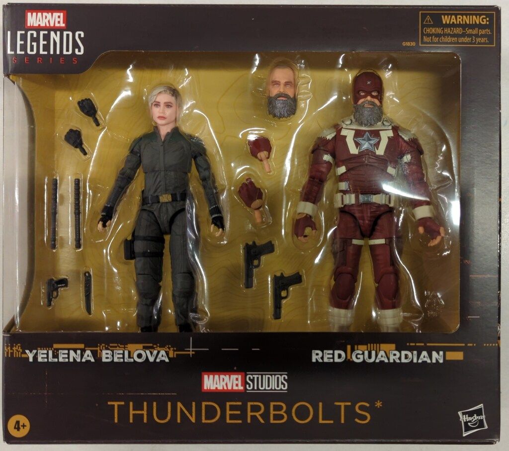 HASBRO MARVEL LEGENDS THUNDERBOLTS YELENA BELOVA & RED GUARDIAN G1830