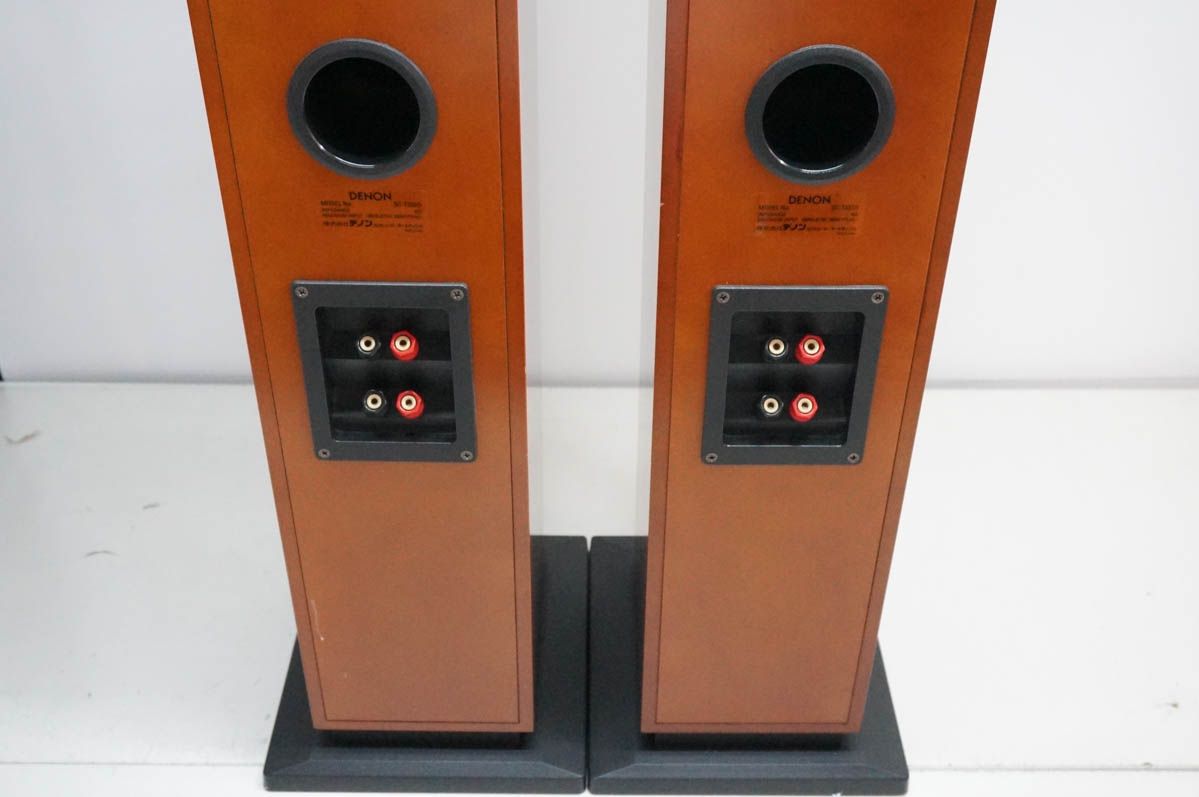 DENON デノン SC-T33SG トールボーイ スピーカー ペア 木目調 DENON デノン トールボーイスピーカー SC-T33SG ペア 木目 最新作，大