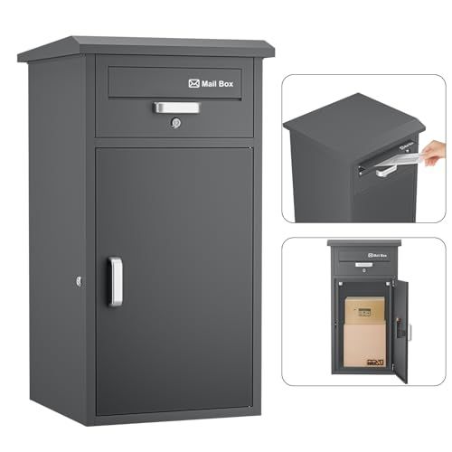 VARNIC 宅配ボックス DIY ポスト一体型 大容量 宅配BOX 戸外 防水 水が溜まらない 防塵 防錆 防犯 郵便受け 扉左右変更可能 取り付け簡単 マグネットシート付き 郵便ポスト 要組立品 戸建て用 個人宅 (グレー)mt 128557ff VARNIC 宅配ボックス DIY ポスト一体型 大容量 宅配BOX 戸外 防水 水が溜まらない 防塵 防錆 防犯 郵便受け 扉左右変更可能 取り付け簡単 マグネットシート付き 郵便ポスト 要組立品 戸建て用 個人宅 (グレー)mt 128557ff