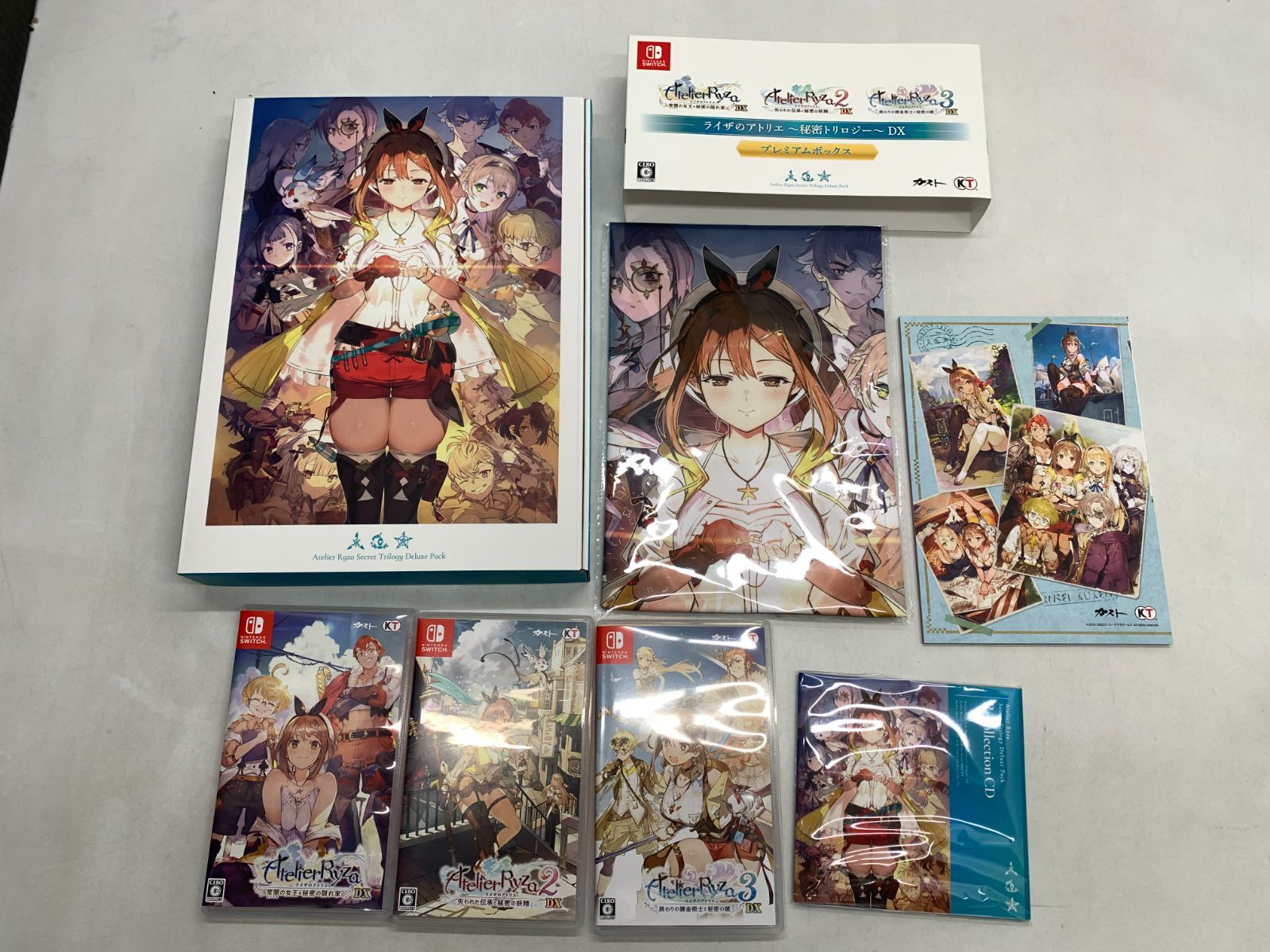 中古 Switch ライザのアトリエ 秘密トリロジー DX プレミアムボックス