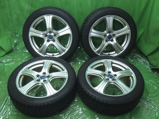 【中古】215/45R17 レガシィ FEID 17インチ ミシュラン X-ICE