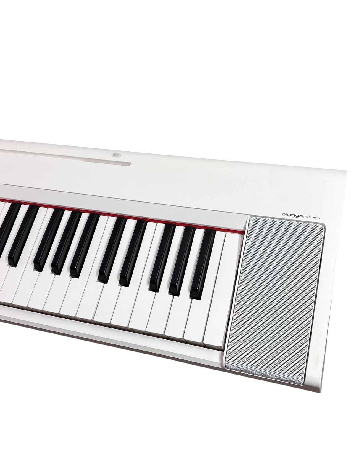 2023年製】YAMAHA Piaggero NP-15WH ホワイト 電子キーボード 61鍵盤