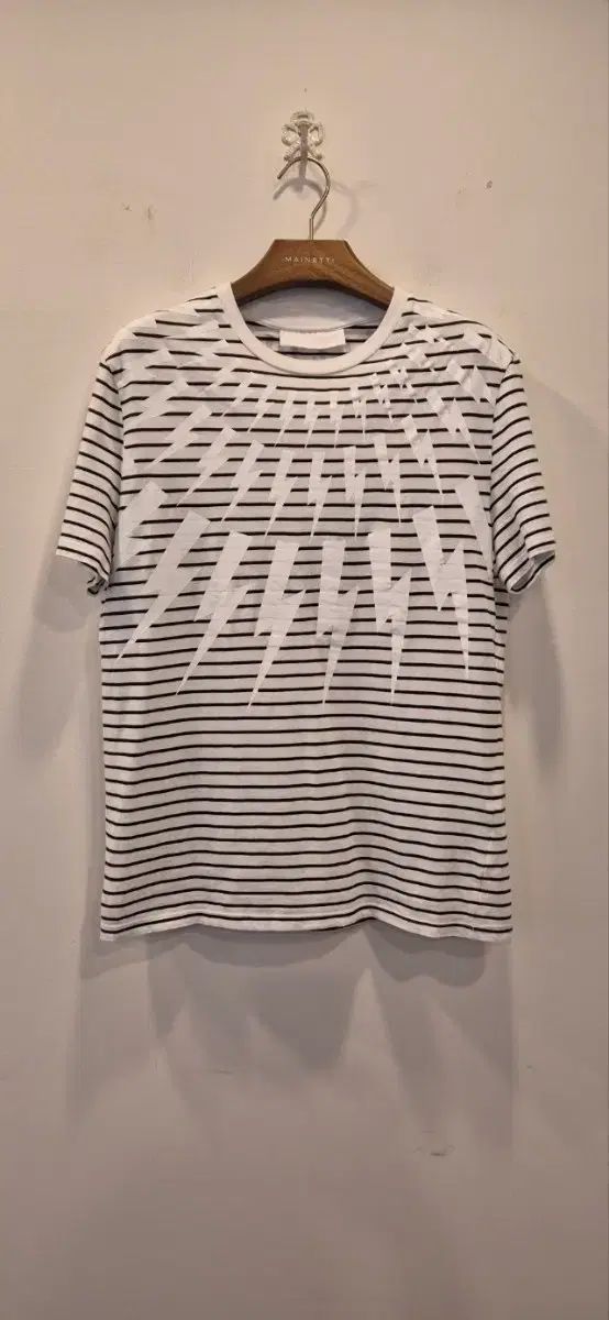 ニール バレット 雷 ボーダー柄 Tシャツ M
