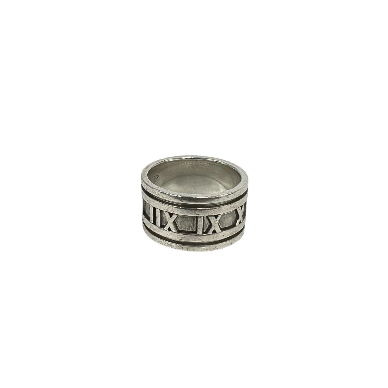 極 美品 TIFFANY&Co. ティファニー ワイド アトラス リング シルバー