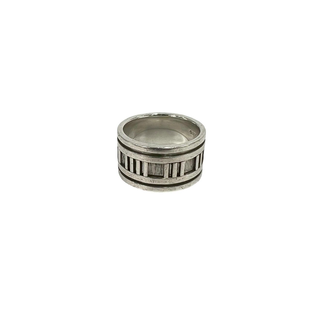 極 美品 TIFFANY&Co. ティファニー ワイド アトラス リング シルバー