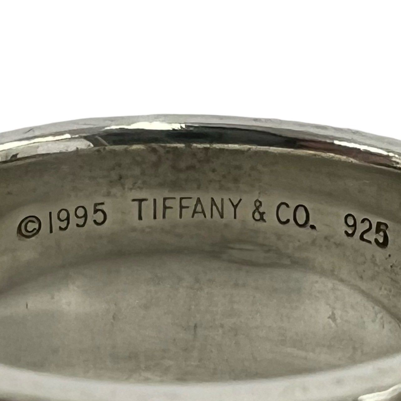 極 美品 TIFFANY&Co. ティファニー ワイド アトラス リング シルバー