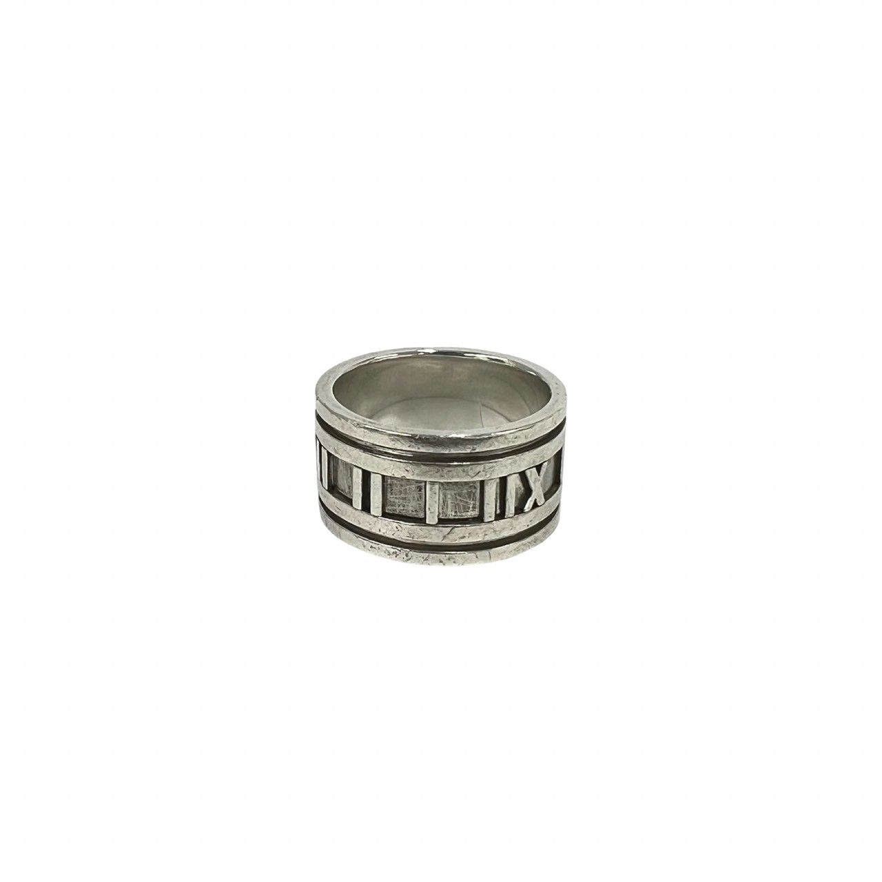 極 美品 TIFFANY&Co. ティファニー ワイド アトラス リング シルバー
