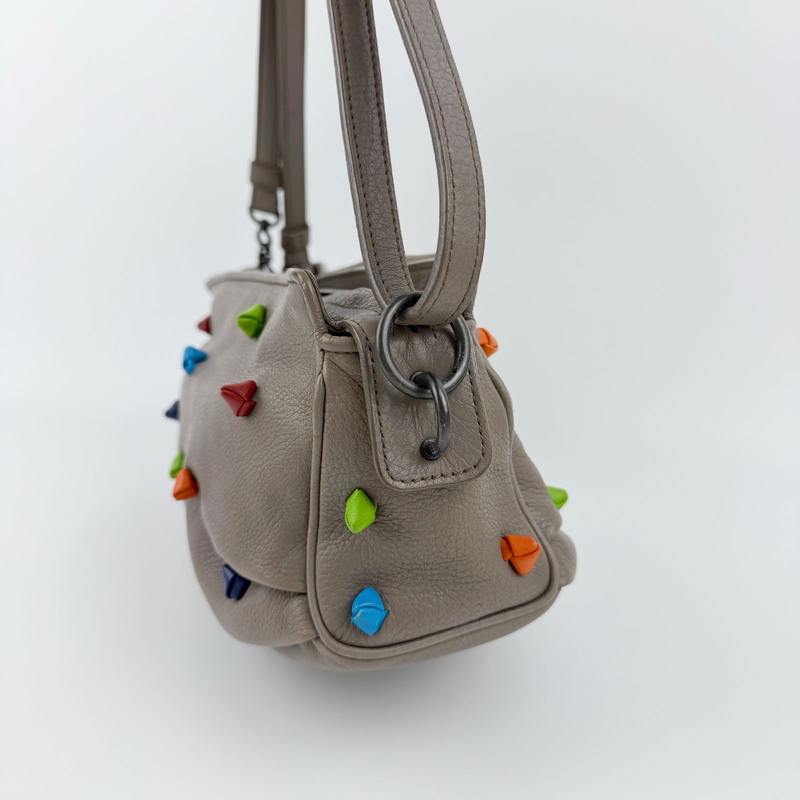 中古】BOTTEGA VENETA ボッテガヴェネタ スタッズ 2WAY ハンドバッグ