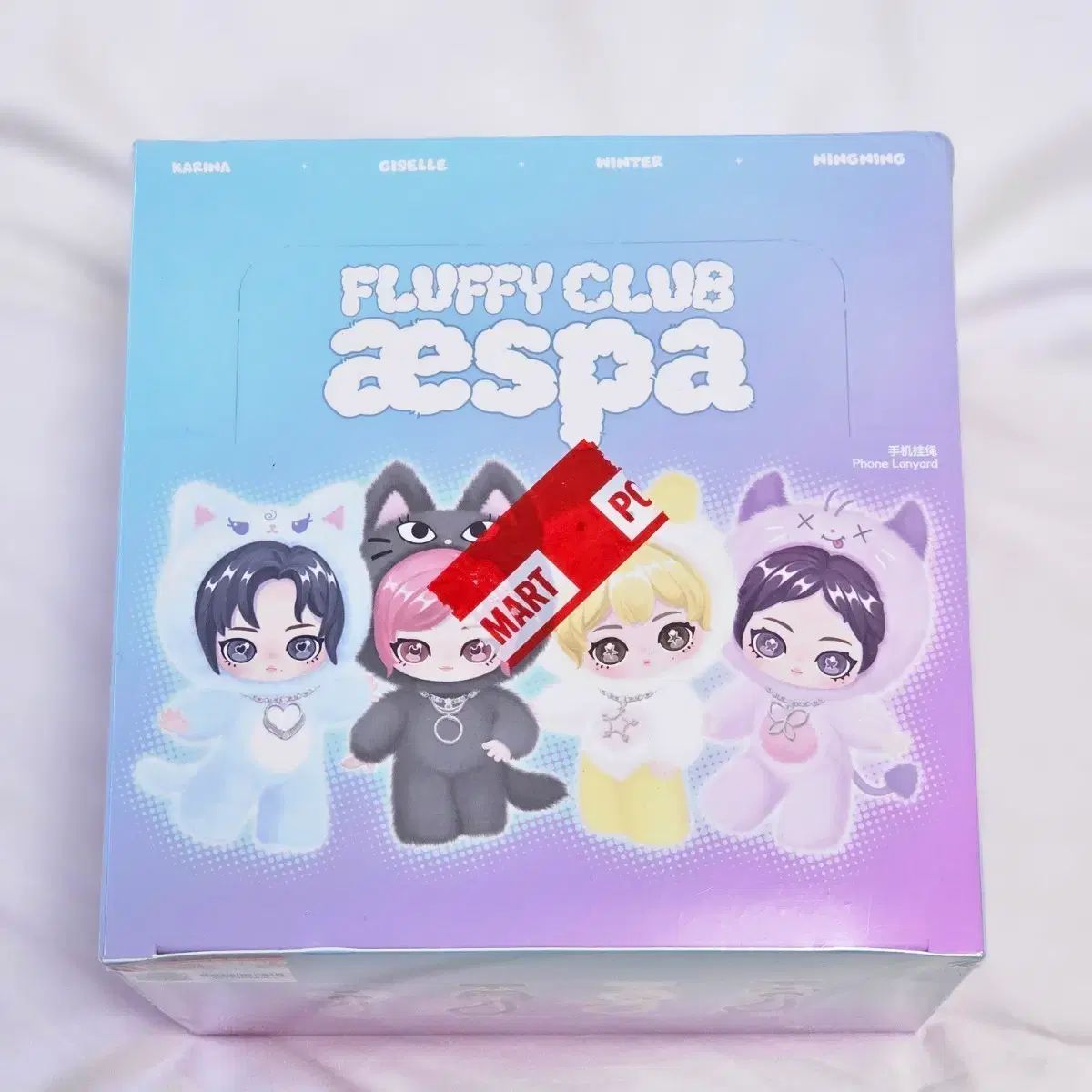 aespa（エスパ） POP MART (ポップマート ) フラッフィー クラブ シリーズ 携帯 ストラップ