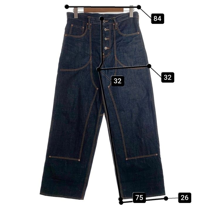 SUGARHILL シュガーヒル CLASSIC DOUBLE KNEE DENIM PANTS 馬革 ホース
