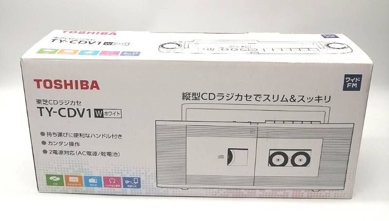 新品！東芝 CDラジカセ TY-CDV1