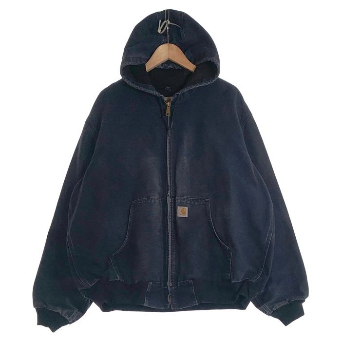 CARHARTT カーハート DUCK ACTIVE JACKET ダック アクティブジャケット ネイビー USA製 Size XL