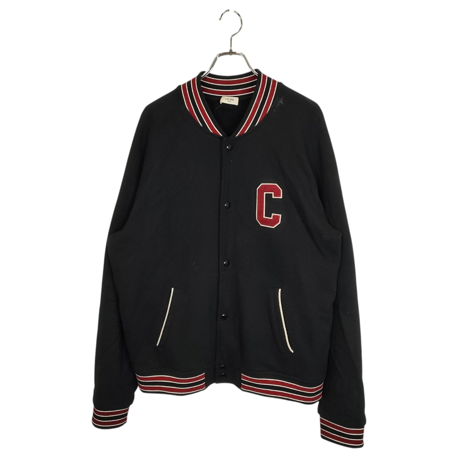 CELINE セリーヌ コットン テディ カレッジ ジャケット ブルゾン 