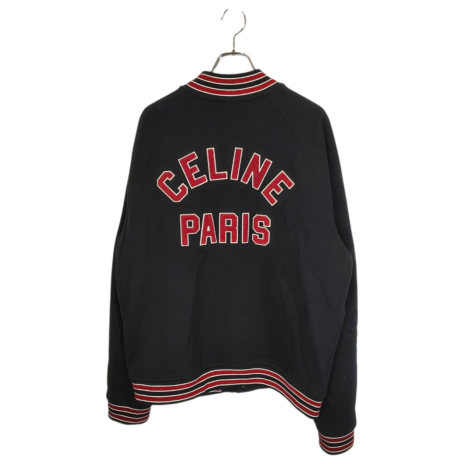 CELINE セリーヌ コットン テディ カレッジ ジャケット ブルゾン 