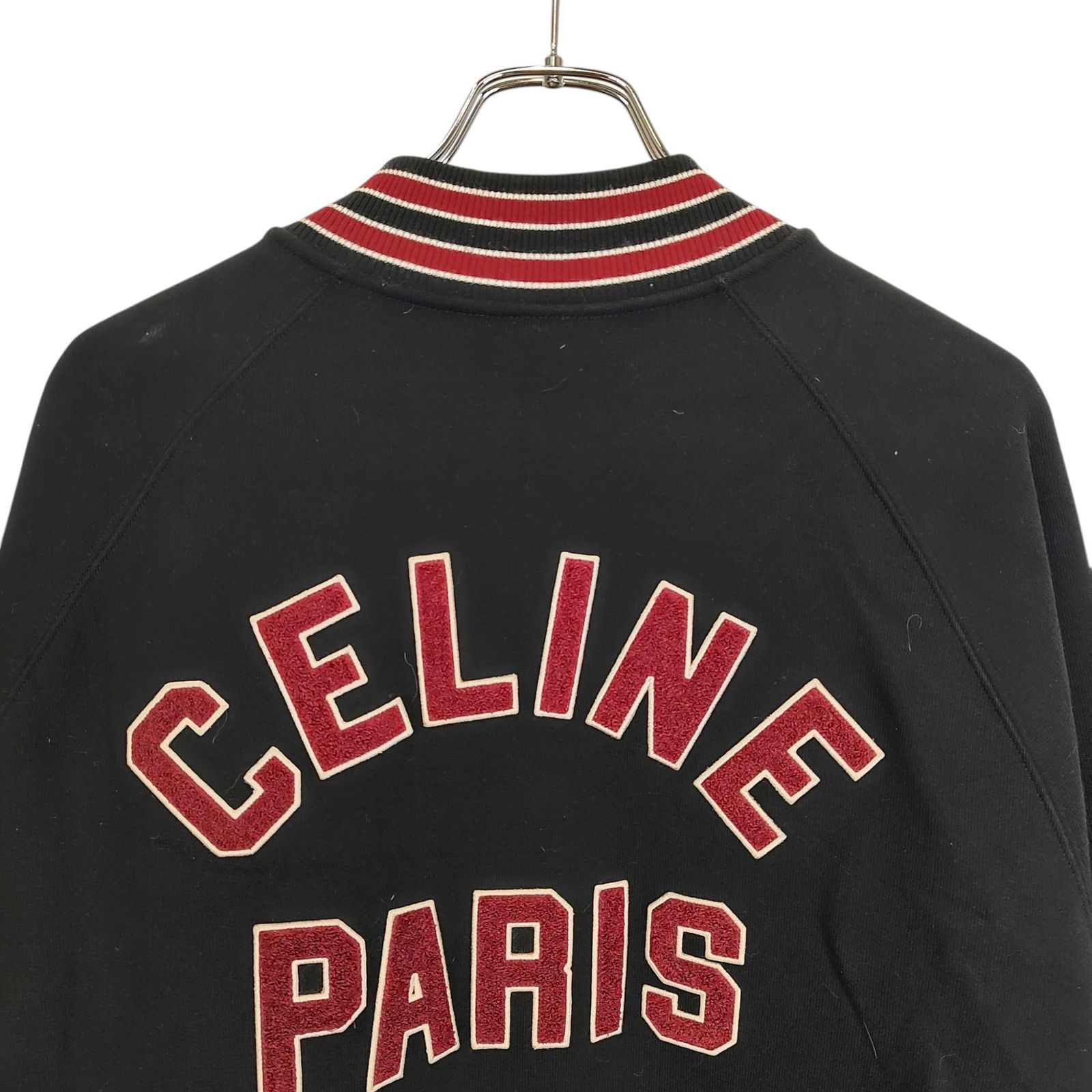 CELINE セリーヌ コットン テディ カレッジ ジャケット ブルゾン 