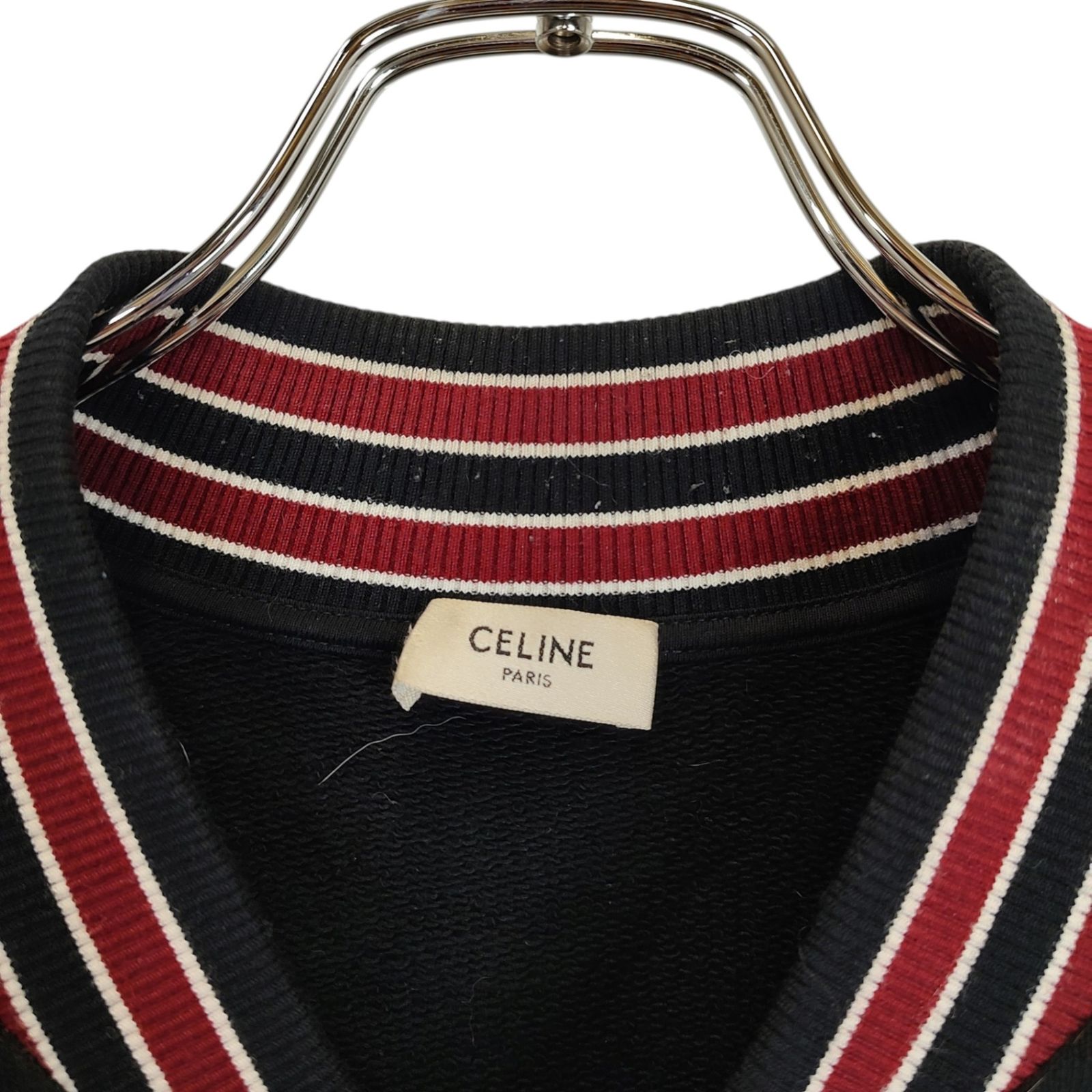 CELINE セリーヌ コットン テディ カレッジ ジャケット ブルゾン 