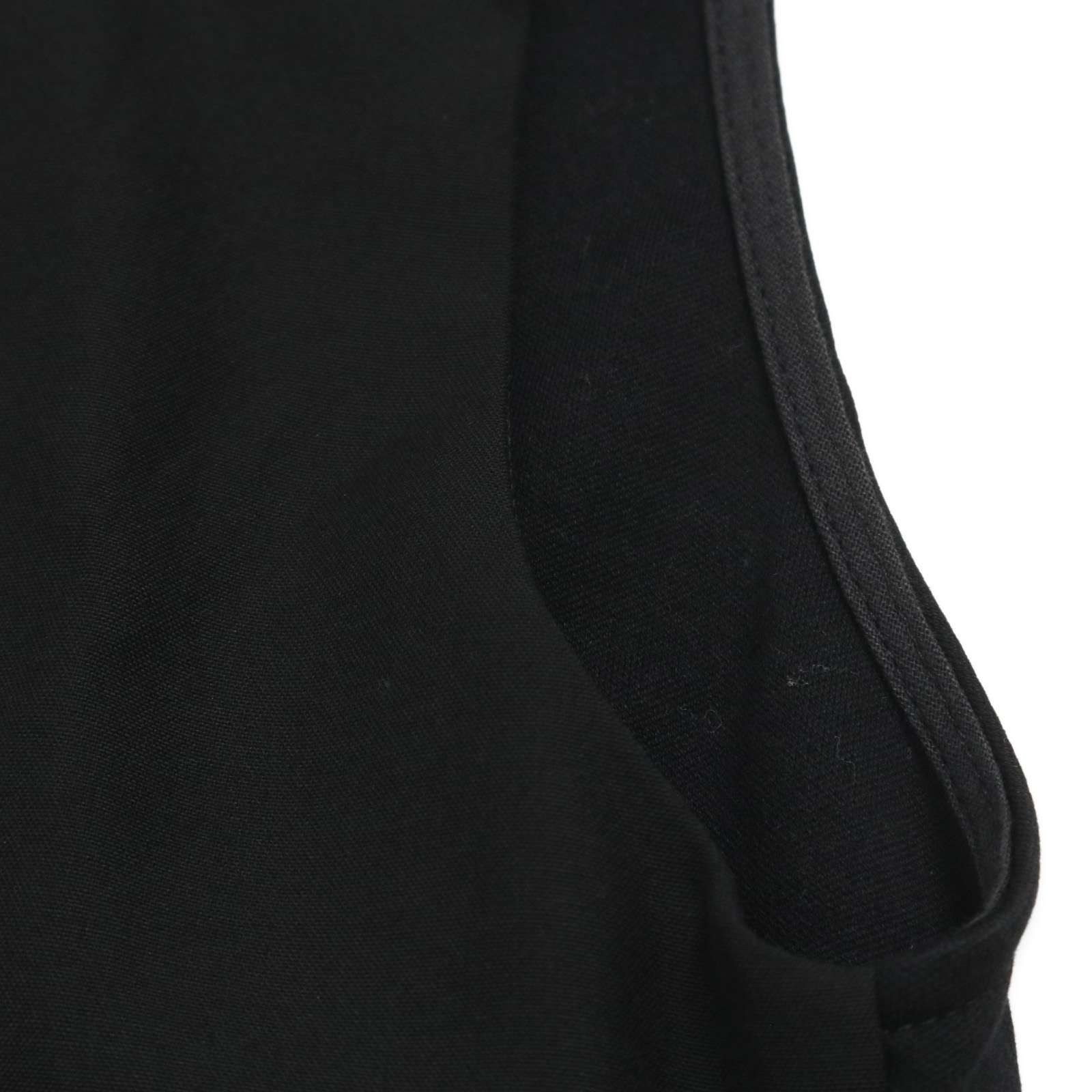 ベルギー製★ KRIS VAN ASSCHE クリスヴァンアッシュ 通年★ 切替 スリム ロング ジレ ベスト Sz.46 メンズ 黒 ベルギー製☆ KRIS VAN ASSCHE クリスヴァンアッシュ 通年☆ 切替