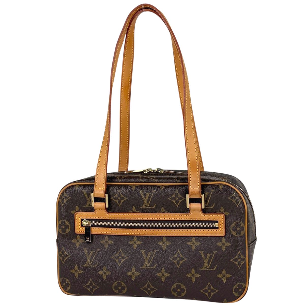 ルイ・ヴィトン Louis Vuitton シテMM 肩掛け ショルダーバッグ モノグラム ブラウン M51182 レディース 【中古】
