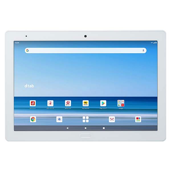 【中古】 d-41A dtab ホワイト SIMフリー 本体 ドコモ Aランク タブレット シャープ【送料無料】 d41aw8mtm