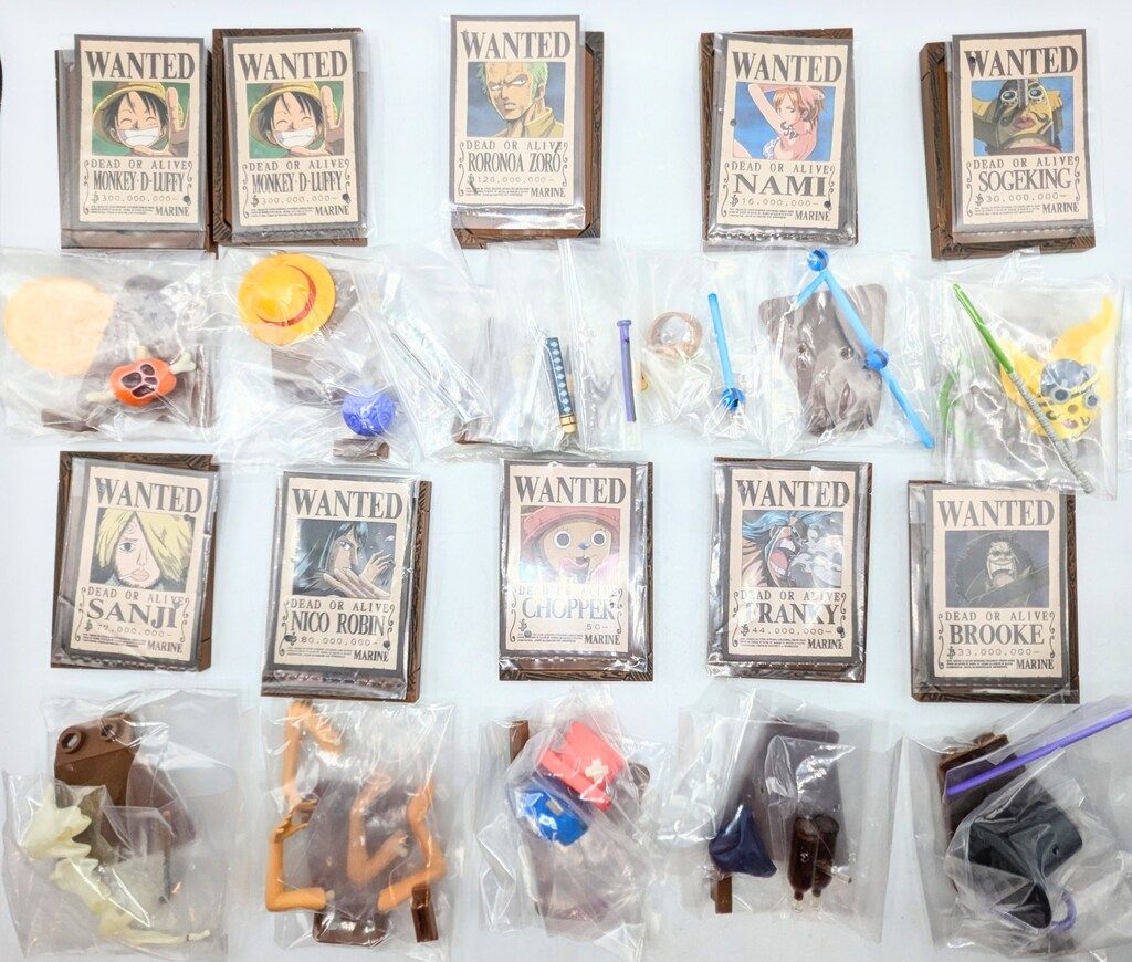 バンダイ 麦わら海賊団手配書コレクション 全10種セット/麦わら海賊団手配書コレクション/ワンピース セット
