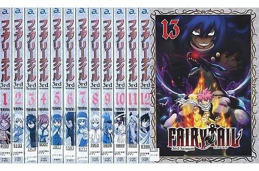 【中古】アニメ レンタルアップDVD FAIRY TAIL フェアリーテイル 3rd Season 単巻全13巻セット