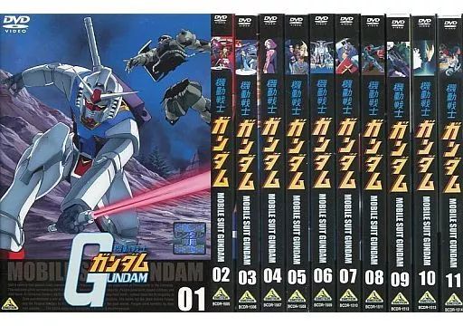 【中古】アニメ レンタルアップDVD 機動戦士ガンダム 単巻全11巻セット