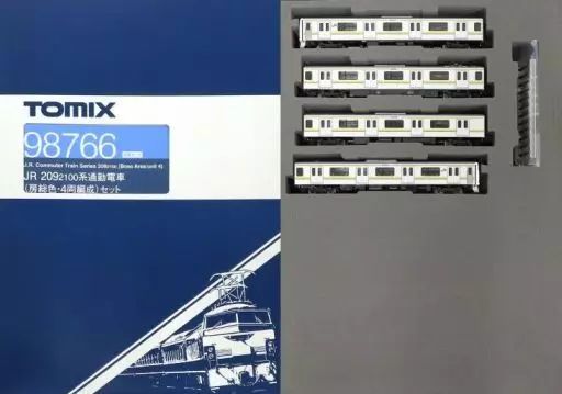 【中古】鉄道模型 1/150 JR 209-2100系通勤電車 房総色・4両編成セット [98766]